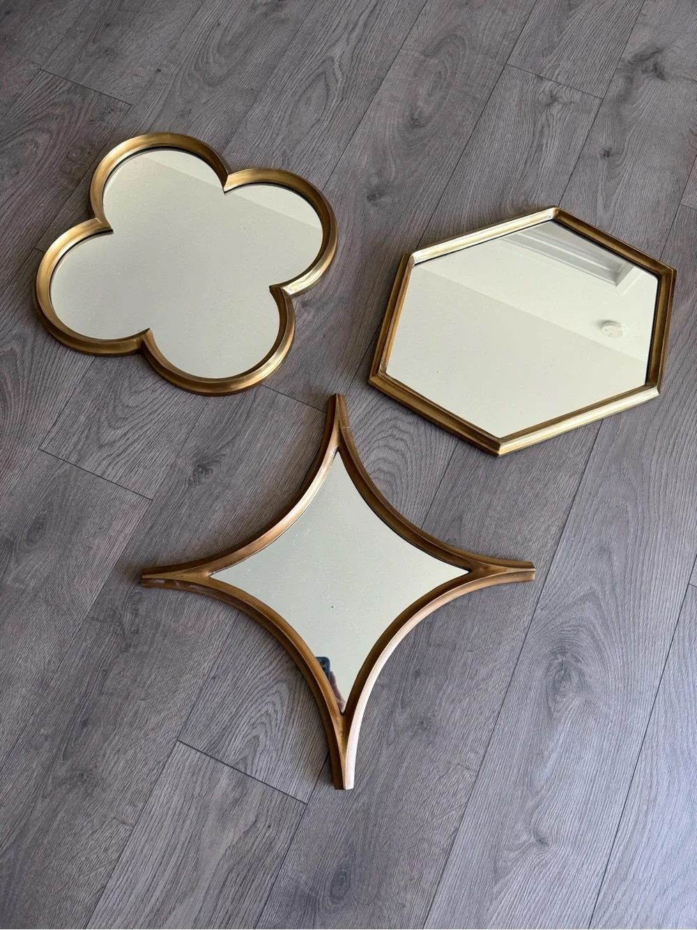 West Elm Gold Mirror Wall Decor